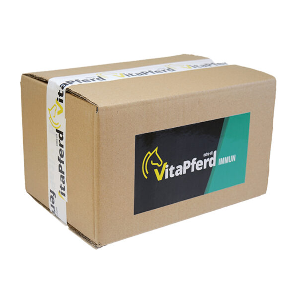 VitaPferd Immun ist ein Ergänzungsfuttermittel zur natürlichen Unterstützung des Immunsystems bei Pferden – ideal zur Vorbeugung oder zur Regeneration nach Krankheit, Stress oder Wetterumschwüngen.